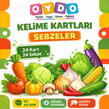 OYDO Kelime Kartları Sebzeler