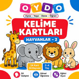 OYDO Kelime Kartları Hayvanlar 2