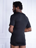 BLACKSPADE Erkek T-shirt V Yaka Tender Cotton 9239 -BS SİYAH