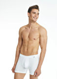 BLACKSPADE Erkek Tekli Modal Silver  Boxer, 9313-BS BEYAZ