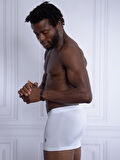 U.S. Polo Assn.MODAL-PAMUK Erkek 3 Lü Boxer 80173-USP BEYAZ