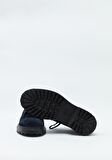 Hush Puppies 1141 11 Navy Yuvarlak Burun Orta Topuk Bağcıklı Soğuk Havaya Dayanıklı Günlük Lacivert Klasik Bot Süet