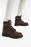 Caterpillar Chocolate Nubuk Hakiki Deri Erkek Bot & Bootie CAT1111136301