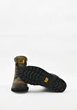 Caterpillar Golden Erkek Koyu Yeşil Deri Bot