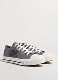 Harley Davidson Gri Erkek Sneaker B22C054B