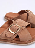 Hush Puppies Taba Kadın Terlik M-3