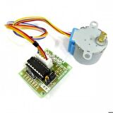 Robotistan 28 BYJ-48 Redüktörlü Step Motor ve ULN2003A Step Motor Sürücü Kartı