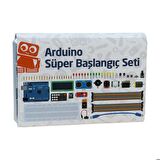Robotistan Arduino Uyumlu Süper Başlangıç Seti  Uno Rev3 (Klon) (E-Kitap Hediyeli ve Videolu)