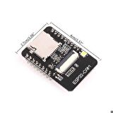Robotistan ESP32-CAM WiFi Bluetooth Geliştirme Kartı + OV2640 Kamera Modül