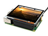 Raspberry Pi için 3.5inç Kapasitif Dokunmatik LCD Ekran Modülü - 640×480 Piksel DPI - IPS - Sertleştirilmiş Cam Kapak - Düşük Güç