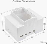 Raspberry Pi 4 için C016 Muhafaza Kutusu