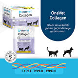 OneVet Collagen Şase 30x3 gr Kedi Ve Köpekler Için Kolajen Eklem, Kas Ve Kemik Güçlendirmeye Yardımcı