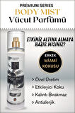 Erkek Body Mist Vücut Parfümü Premium Seri Miami Kokusu Etkileyici 150 Ml Vücut Spreyi