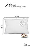 Sıvı Geçirmez Bebek Yastığı, Antialerjik, %100 Pamuklu, Boncuk Silikon, 250Gr