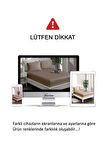 %100 Pamuk Çizgili Saten Tek / Çift Kişilik Lastikli Çarşaf Seti |100x200|160x200|180X200