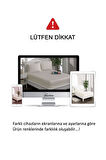 %100 Pamuk Çizgili Saten Tek / Çift Kişilik Lastikli Çarşaf Seti |100x200|160x200|180X200