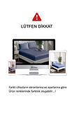 %100 Pamuk Çizgili Saten Tek / Çift Kişilik Lastikli Çarşaf Seti |100x200|160x200|180X200