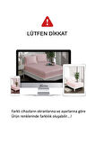 %100 Pamuk Çizgili Saten Tek / Çift Kişilik Lastikli Çarşaf Seti |100x200|160x200|180X200