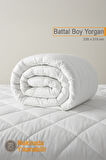 Ecotermo Battal Boy Microfiber Antialerjik Silikon Yorgan | Çeyizlik | Otel Yorganı | 235x215 Cm