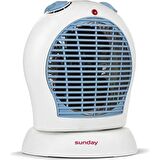 SUNDAY TURBO FANLI ISITICI OVAL OSİLASYONLU