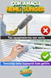 Nemli Silgi Sünger - Toz Ustası - Dust Master - Çok Amaçlı Temizlik Toz Süngeri-Pembe