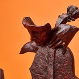 Evidea Deco Violoncelista Dekor - Antik - 32 cm