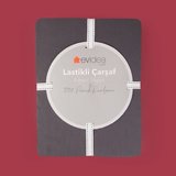 Evidea Soft Basic Çift Kişilik Lastikli Çarşaf - Antrasit - 180x200 cm