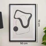 Evidea Deco Elegant Curves Tablo - 50x70 cm