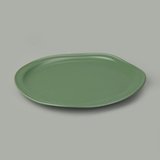 Evidea Kitchen Bloom Servis Tabağı - Yeşil - 29 cm 