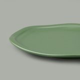 Evidea Kitchen Bloom Pasta Tabağı - Yeşil - 24 cm 