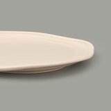 Evidea Kitchen Bloom Servis Tabağı - Krem - 29 cm 