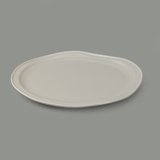 Evidea Kitchen Bloom Servis Tabağı - Gri - 29 cm 