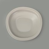 Evidea Kitchen Bloom Çukur Yemek Tabağı - Gri - 23 cm 