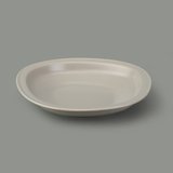 Evidea Kitchen Bloom Çukur Yemek Tabağı - Gri - 23 cm 