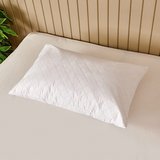 Evidea Soft Nando Basic Yastık Alezi - Beyaz - 50x70 cm
