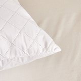 Evidea Soft Nando Basic Yastık Alezi - Beyaz - 50x70 cm