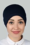 Hazır Pratik Geçmeli Lastikli Tesettür Bone