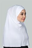 Hazır Türban Pratik Eşarp Tesettür Hijab - Namaz Örtüsü (XL)