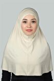 Hazır Türban Pratik Eşarp Tesettür Hijab - Namaz Örtüsü (XL)