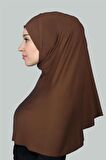 Hazır Türban Pratik Eşarp Tesettür Hijab - Namaz Örtüsü (XL)