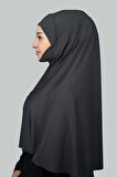 Hazır Türban Peçeli Pratik Eşarp Tesettür Nikaplı Hijab - Namaz Örtüsü Sufle (3XL)