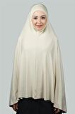 Hazır Türban Peçeli Pratik Eşarp Tesettür Nikaplı Hijab - Namaz Örtüsü Sufle (5XL)