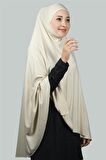 Hazır Türban Peçeli Pratik Eşarp Tesettür Nikaplı Hijab - Namaz Örtüsü Sufle (5XL)