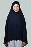 Hazır Türban Peçeli Pratik Eşarp Tesettür Nikaplı Hijab - Namaz Örtüsü Sufle (5XL)