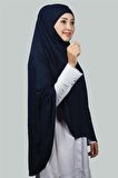 Hazır Türban Peçeli Pratik Eşarp Tesettür Nikaplı Hijab - Namaz Örtüsü Sufle (5XL)