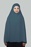 Hazır Türban Peçeli Pratik Eşarp Tesettür Nikaplı Hijab - Namaz Örtüsü Sufle (5XL)
