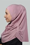 Hazır Türban Büzgülü Pileli Pratik Eşarp Tesettür Hijab - Namaz Örtüsü
