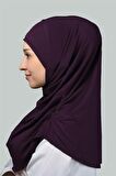 Hazır Türban Büzgülü Pileli Pratik Eşarp Tesettür Hijab - Namaz Örtüsü