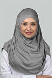 Hazır Türban Büzgülü Pileli Pratik Eşarp Tesettür Hijab - Namaz Örtüsü