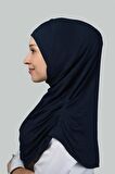 Hazır Türban Büzgülü Pileli Pratik Eşarp Tesettür Hijab - Namaz Örtüsü